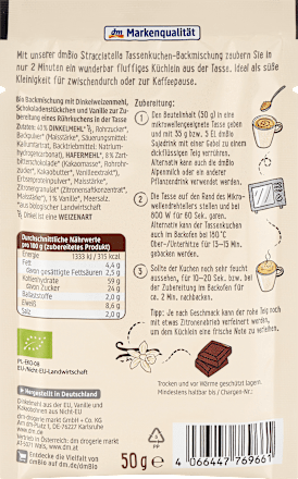 Tassenkuchen Stracciatella dmBio