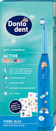 Електрическа четка за зъби Active Young, 4+г Dontodent