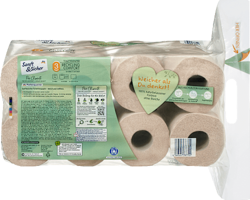 Toaletni papir Pro Climate, 3-slojni, 16 x 220 Sanft&Sicher