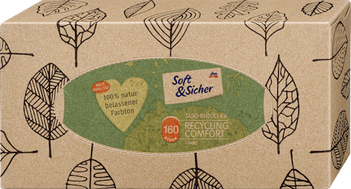 Box veline 3 veli 100% carta riciclata assort. Soft&Sicher