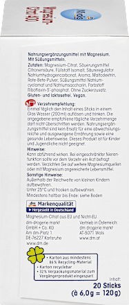 Magnesium-Citrat 400 Portionsbeutel Mivolis