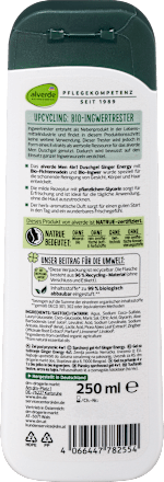 Duschgel 4in1 Ginger Energy alverde MEN