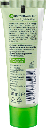 Hand- & Nagelcreme Balsam Kamille Reisegröße Balea