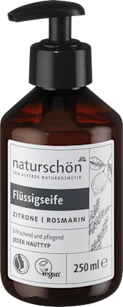 naturschön tekuté mýdlo Citron a Rozmarýn alverde NATURKOSMETIK