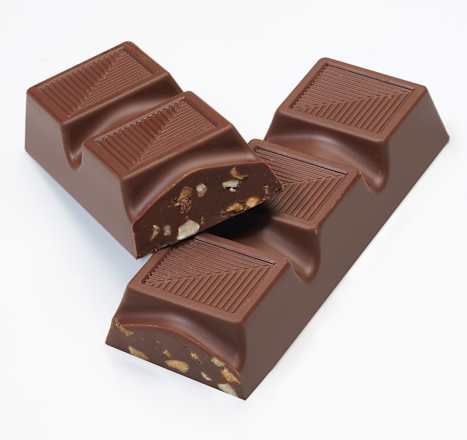 Schokoriegel, Haselnuss-Nougat dmBio