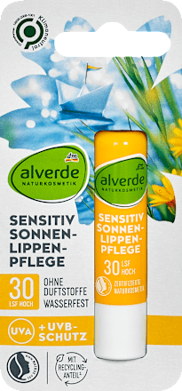 balzám na rty Sensitiv SPF30 alverde NATURKOSMETIK