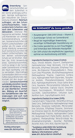 Sonnenschutz Kombi Gesicht Creme + Stift Sensitiv LSF50+ (25ml + 3g) SUNDANCE