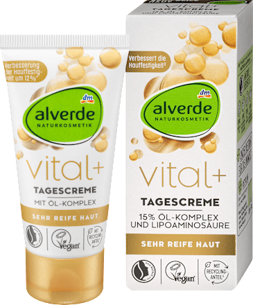 Dnevna krema za lice Vital+ alverde NATURKOSMETIK