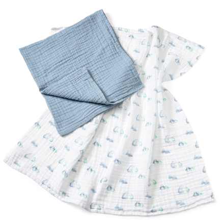 Mulltücher mit Bären-Muster, ca. 80 x 80 cm ALANA