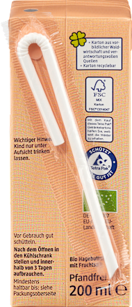 Kindertee Hagebutte mit Fruchtsaft babylove