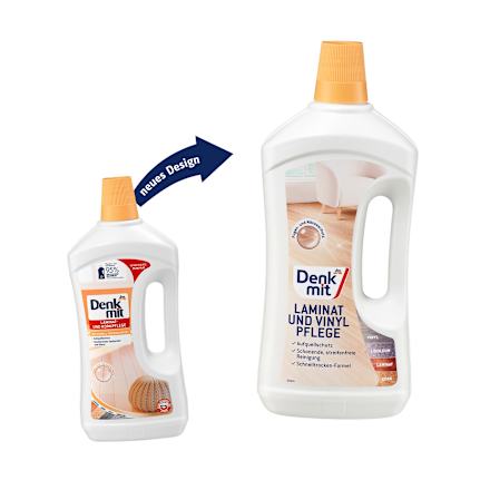 Tisztító és ápoló folyadék laminált és parafa felületekre Denkmit