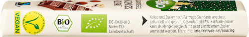 Schokoriegel, Haselnuss-Nougat dmBio