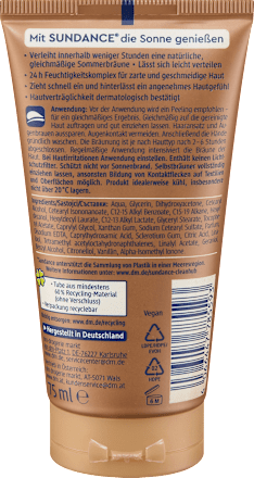 TEINT krema za samopotamnjivanje SUNDANCE