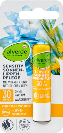 Sensitiv balzam za usne, SPF 30 alverde NATURKOSMETIK