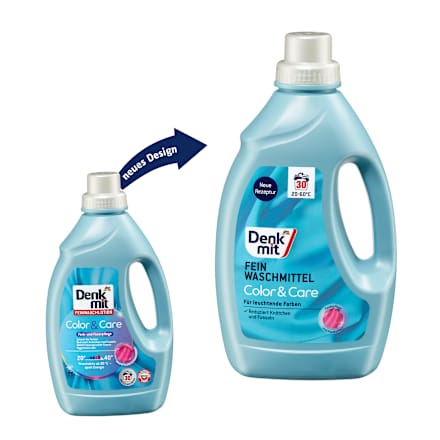 Folyékony finommosószer Color & Care, színes érzékeny textíliákhoz Denkmit