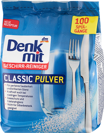 Spülmaschinen-Pulver, 100 Spülgänge Denkmit