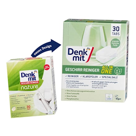 Geschirrspülmittel-Tabs  Denkmit