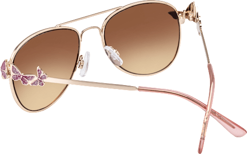 Sonnenbrille Kinder rosa Schmetterling  SUNDANCE