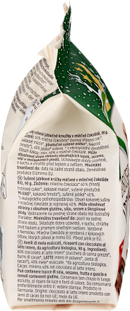 Schokolierte Apfelringe, Vollmilch dmBio