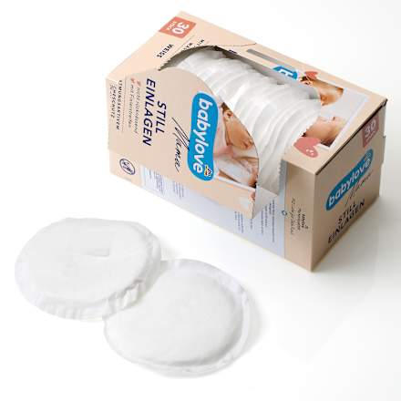 Prsné vložky Mama - biele babylove Mama