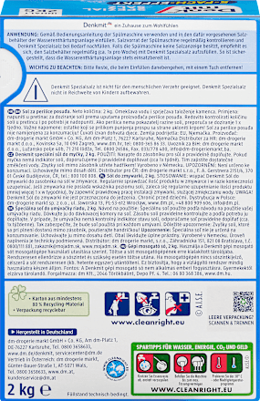 Spülmaschinen-Salz Spezialsalz Denkmit