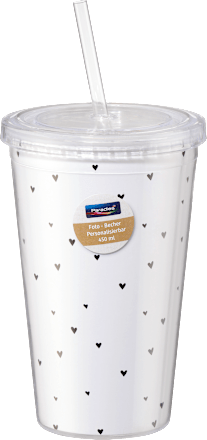 Cars 3 Trinkbecher Mit Strohhalm - Lightning McQueen Kinderbecher