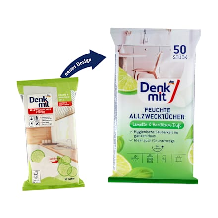 Șervețele umede Lime Denkmit