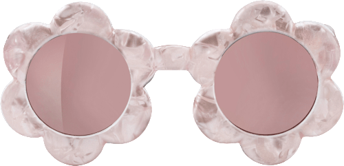 Sonnenbrille Kids rosa Blumenform & rosa getönte Gläser SUNDANCE
