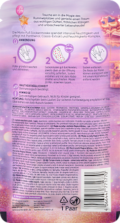 Fußmaske Socken, Magical Wishes (1 Paar) Balea
