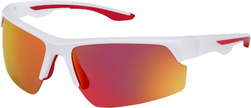 Sonnenbrille weiß-rot SUNDANCE