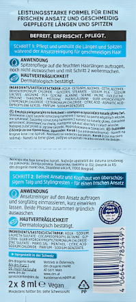 Tratament păr 2în1 curățare profundă, îngrijirea vârfurilor și curățarea rădăcinilor (2x8 ml) Balea PROFESSIONAL