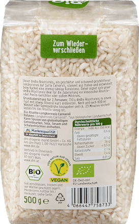 Risottoreis Carnaroli dmBio