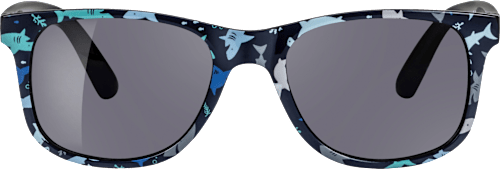 Sonnenbrille Junior schwarz mit Haien SUNDANCE