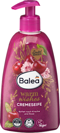 warm wishes kremasti tečni sapun Balea