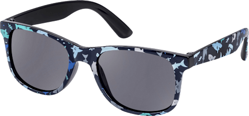 Sonnenbrille Junior schwarz mit Haien SUNDANCE