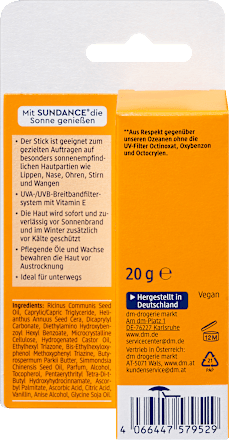 tyčinka na rty a obličej OF30 SUNDANCE
