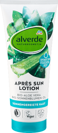 APRES SUN losion posle sunčanja - organska aloe vera i uljem suncokreta alverde NATURKOSMETIK