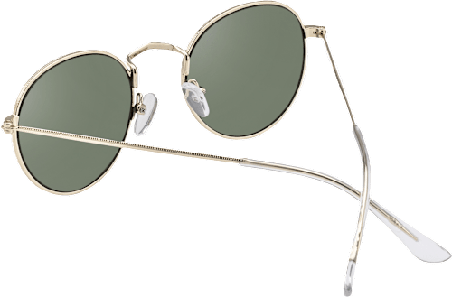 sluneční brýle dětské se zlatými obroučky SUNDANCE