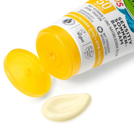 Слънцезащитно мляко за деца sensitiv, SPF 50 alverde NATURKOSMETIK