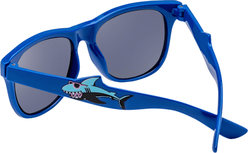Sonnenbrille Junior blau-weißes Muster SUNDANCE