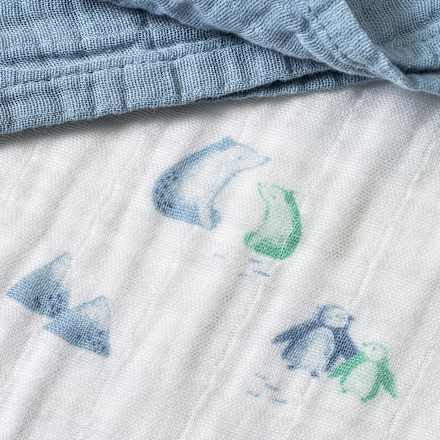 Mulltücher mit Bären-Muster, ca. 80 x 80 cm ALANA