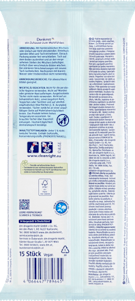 Nedves padlótisztító kendő friss illattal Denkmit