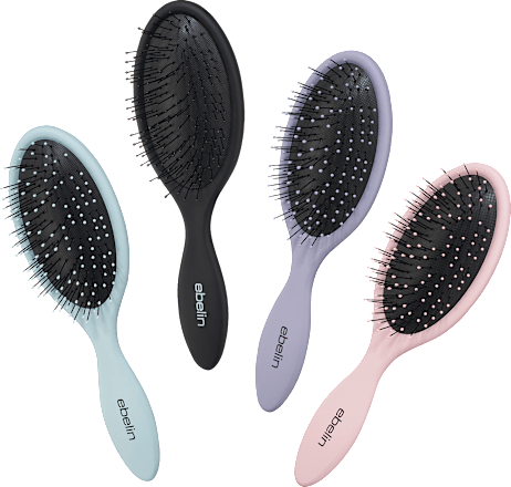 Spazzola per capelli spessi e ricci assort. ebelin