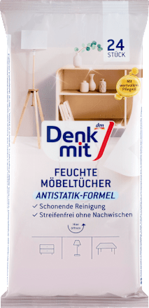 Nawilżane ściereczki do mebli Denkmit