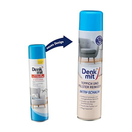 Detergente in schiuma per tappeti e imbottiti Denkmit