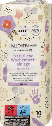 Absorbante postpartum HALLOHEBAMME