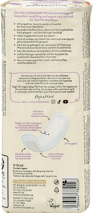 Absorbante postpartum HALLOHEBAMME