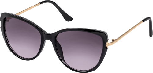 Слънчеви очила Котешко око, черни/златни sundance