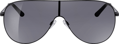Sonnenbrille schwarz mit Metallrahmen SUNDANCE