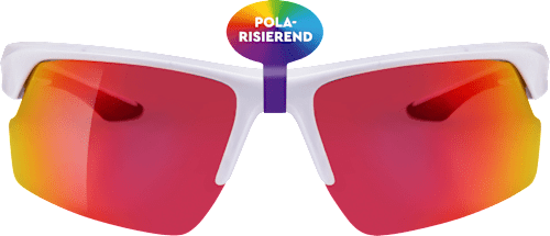 Слънчеви очила в бяло-червено, поляризирани sundance